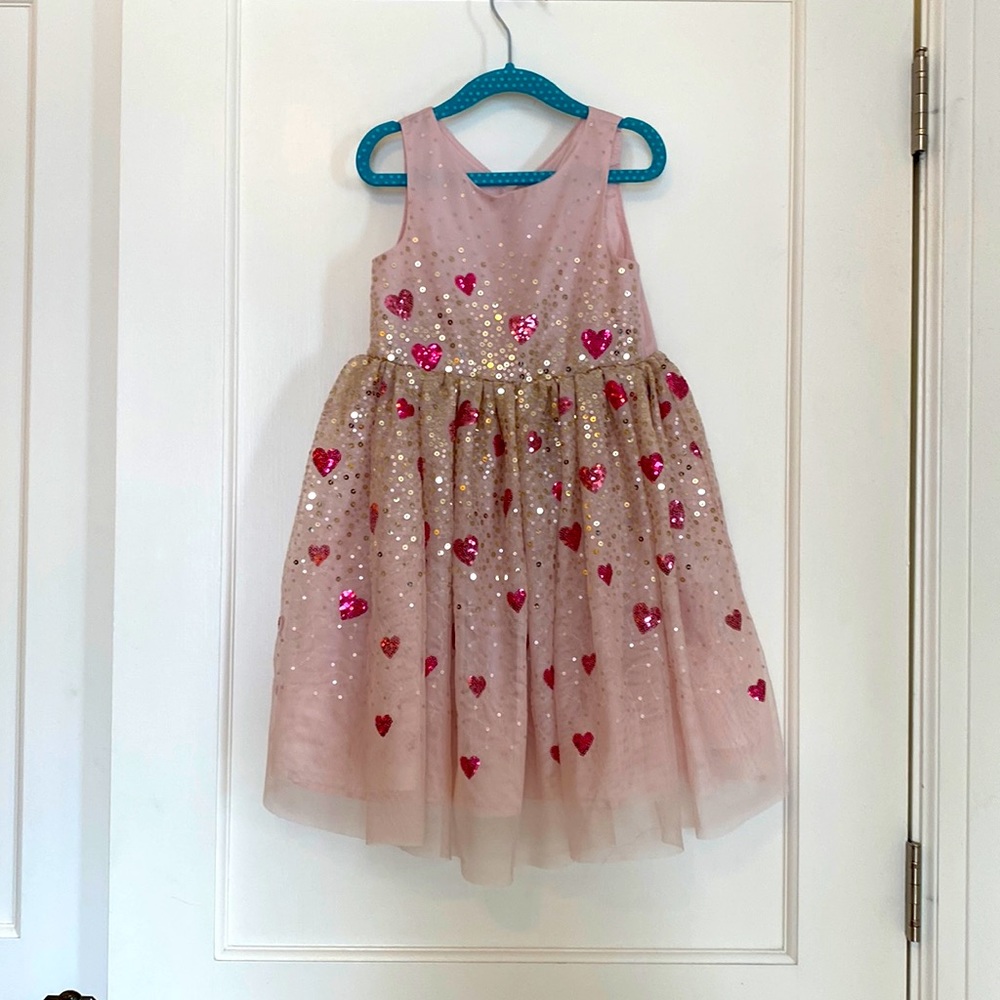 H&M Sequin Heart Dress